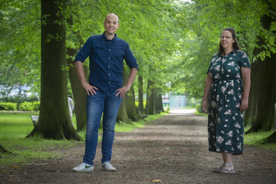 “Elk kind kan het boek invullen op zijn eigen tempo”, zeggen Steven Gielis en Nadja Burnotte.