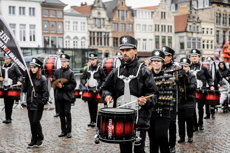 De carnavalsstoet in Mechelen.