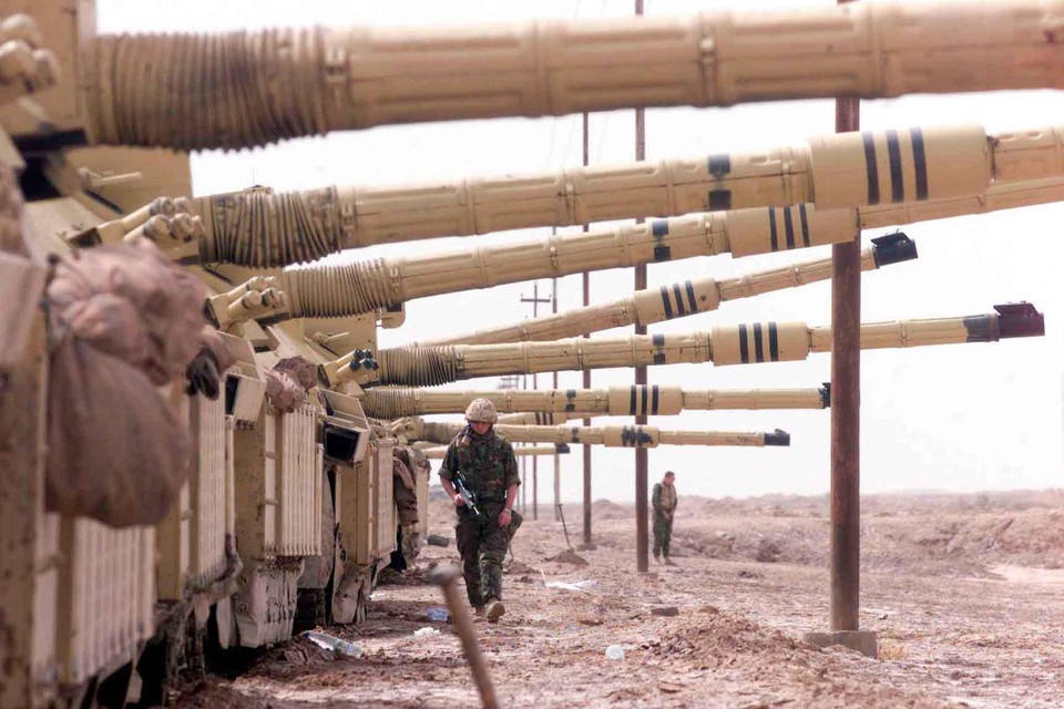 De Challenger 2 tanks werden begin deze eeuw ook al ingezet in Irak.