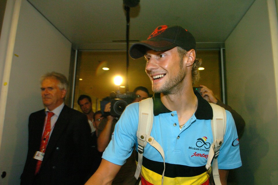 Tom Boonen werd in 2005 wereldkampioen in Madrid.