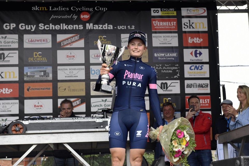 Marthe Truyen in 2022 na de SKM Ladies Cycling Cup in Borsbeek.