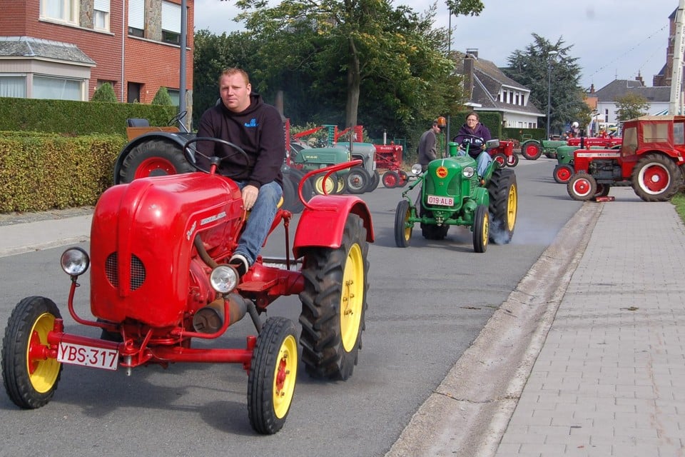 Op Terbeek kan je ook oldtimer tractoren bewonderen.