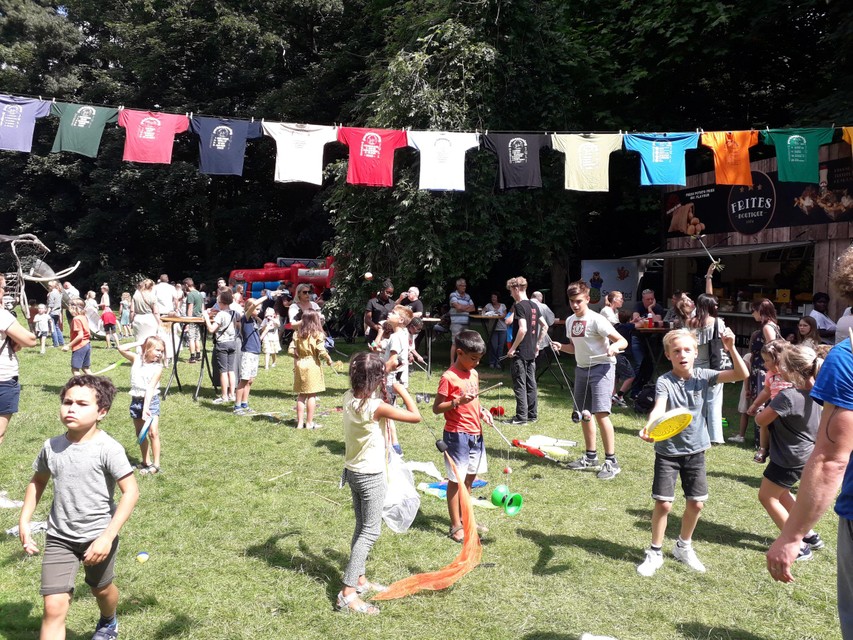 Feesten gebeurt dit jaar in september op domein De Merel, vorig jaar gebeurde dat op 11 juli in Gemeentepark.