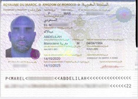 Abdelilah ‘Black’ heeft ook de Marokkaanse nationaliteit.