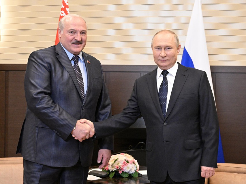 Лукашенко и Путин: великие люди. 