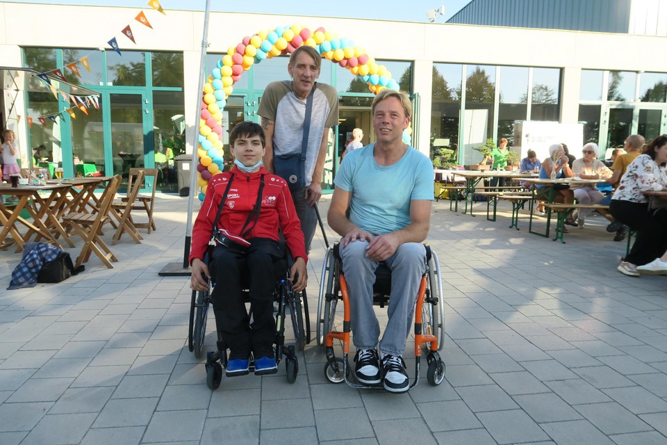 De mannen van rolstoelbasketclub Wapper.