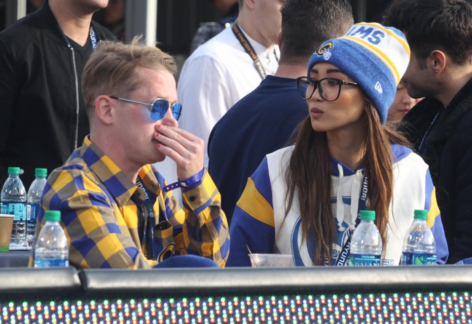 Culkin en zijn verloofde, Brenda Song.