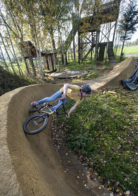 Sven Grieten aan het werk op Blaaskantje in Ravels-Eel.