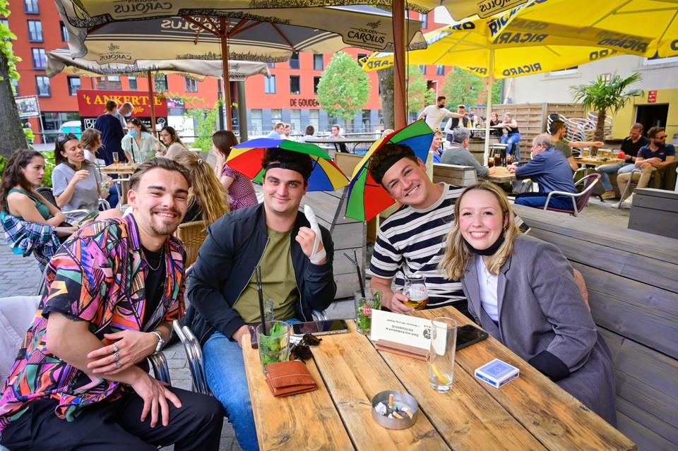 Sybe, Laurens, Maxime en Remko waren zowel zaterdag als zondag van de partij. Weliswaar zondag ietsje later op de dag.