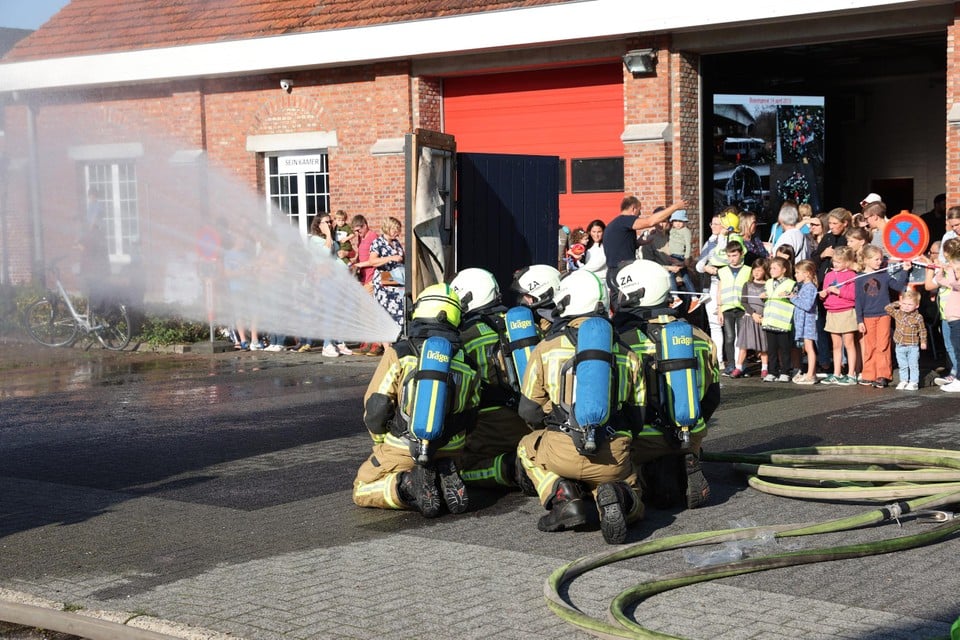 Een demonstratie op de opendeurdag.