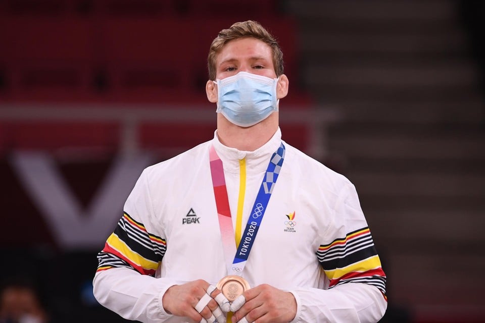 Matthias Casse zorgde voor de tweede Belgische medaille. Het werd brons.