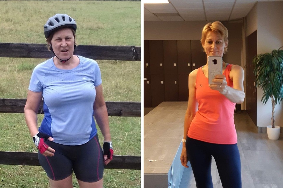 Ann voor en na haar hypnosesessies 