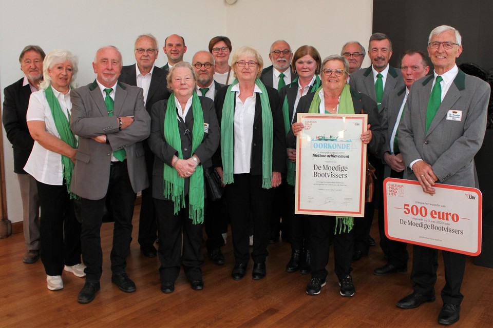 Kernleden van de Koninklijke Moedige Bootvissers.