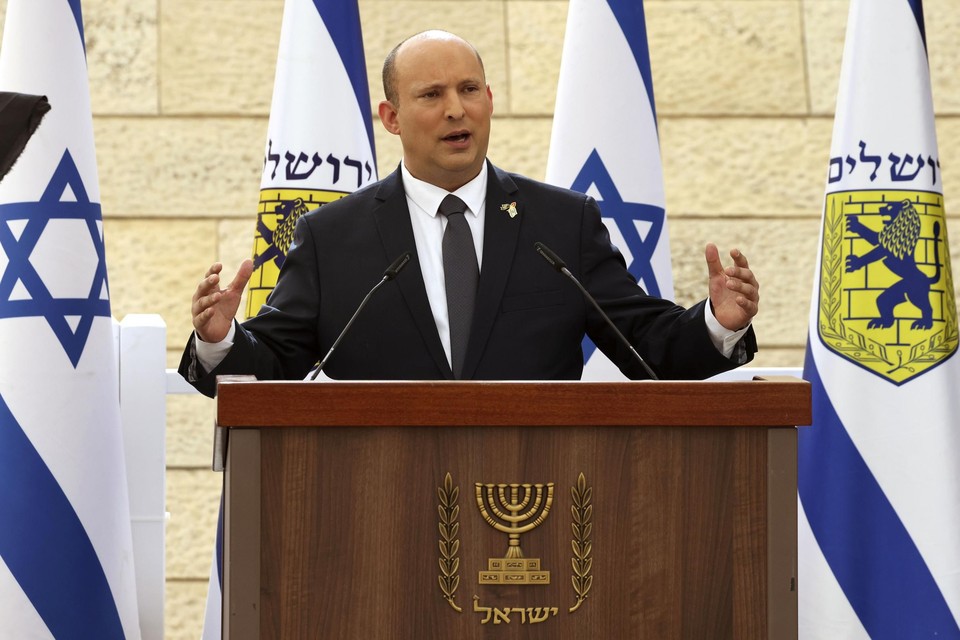 De Israëlische premier van Buitenlandse Zaken Yair Lapid. 