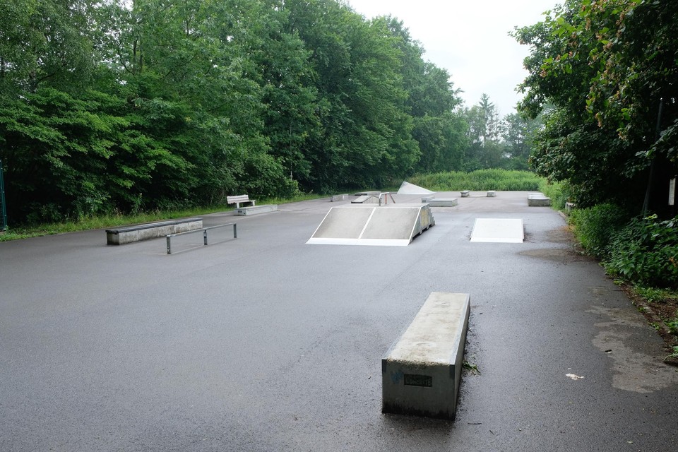 Het verouderde skateterrein aan de Mishagen.