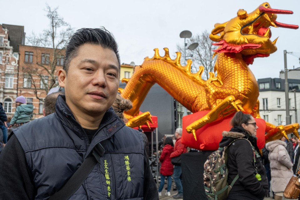 Joe Choi, organisator van het Chinese nieuwjaar
