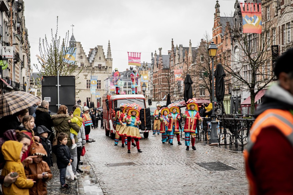 De carnavalsstoet in Mechelen.