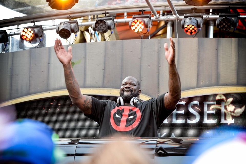 Shaquille O’Neal, alias DJ Diesel, tekent dit jaar opnieuw present.