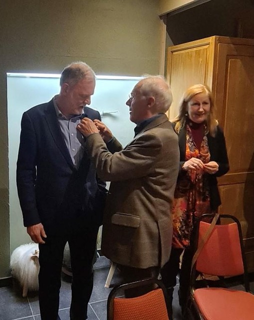 Edward Vleminckx van Rotary Club Kasterlee ontving de prestigieuze Paul Harris Fellow Award.