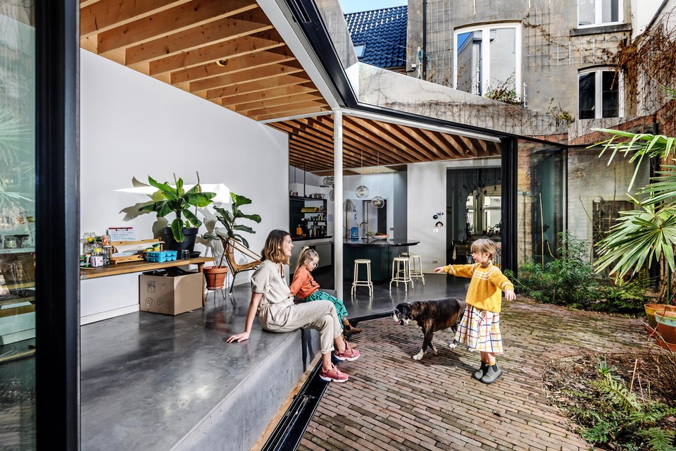 Van twee panden één huis maken, vergde een stevige verbouwing.