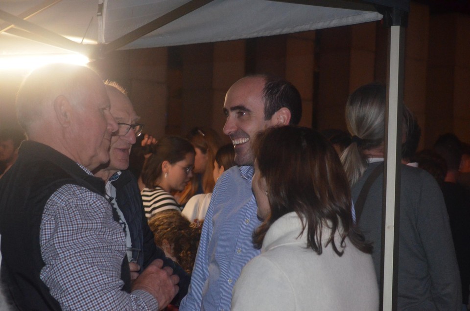 Willy Sommers op de avondmarkt in Zandhoven.