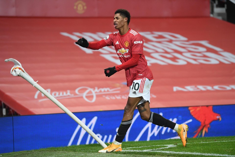 Marcus Rashford is voorlopig het meeste waard.