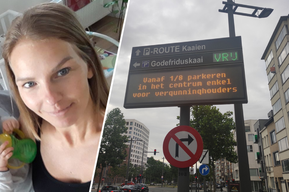 De wagens van het schoonmaakbedrijf van Berendina Suzanne Hozee moeten dagelijks parkeren in het centrum van Antwerpen. Volgens de nieuwe tarieven moet ze daarvoor 1.966,25 euro per trimester per auto betalen.