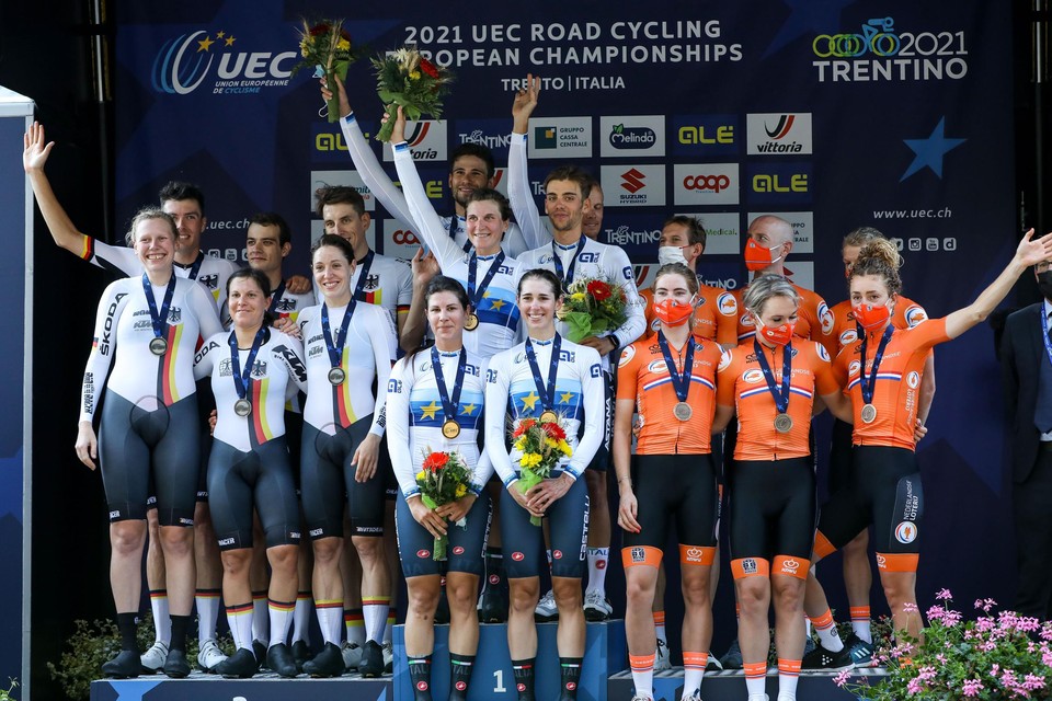 Italië werd vorig week Europees kampioen in de mixed team relay.
