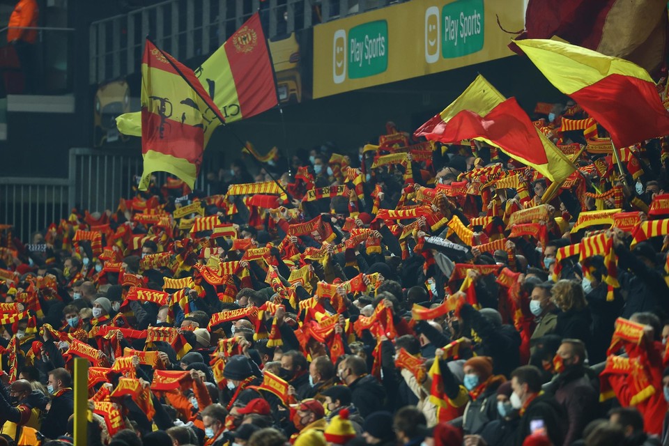 Themabeeld: supporters KV Mechelen. 