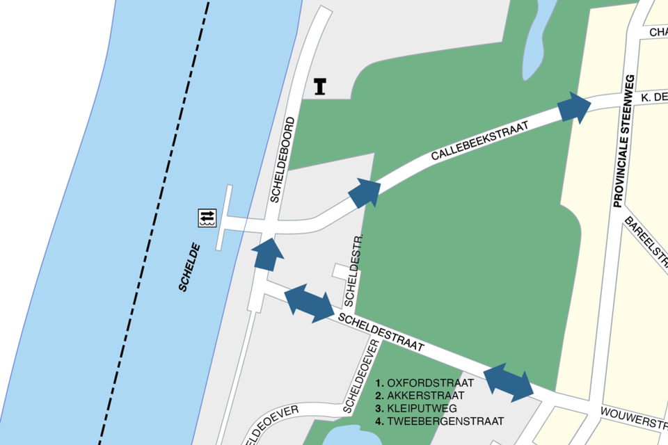 De nieuwe verkeersregeling vanaf 1 augustus.