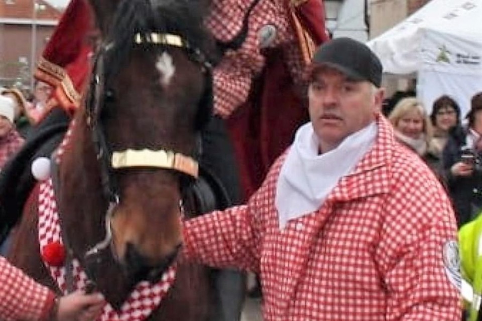 Erik De Vree was in 1991 en 1992 koning bij de Jonge Ruiters Zandvliet.
