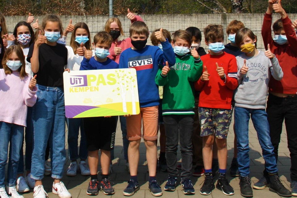 De leerlingen van klas 6A van vrije basisschool De Springplank in Lille staan te popelen om te kunnen starten met punten sparen.