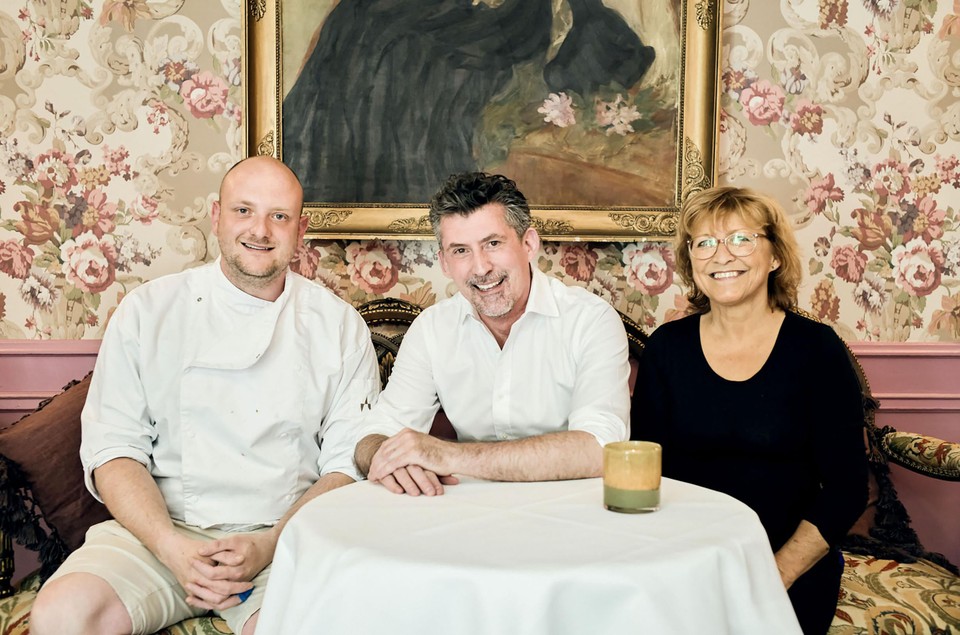 Het hart van de zaak: chef Nils, eigenaar Claude en maître Brigitte.