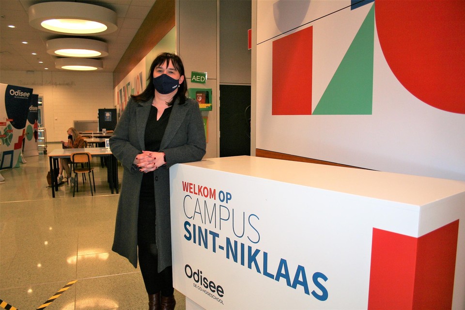 Odisee-directeur Ann Verreth moet de infodag noodgedwongen digitaal laten doorgaan.
