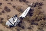 thumbnail: Het wrak van het neergestorte ruimtevaarttuig