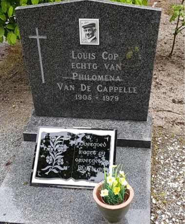 Het graf van de drager van de ring: Louis Cop. 