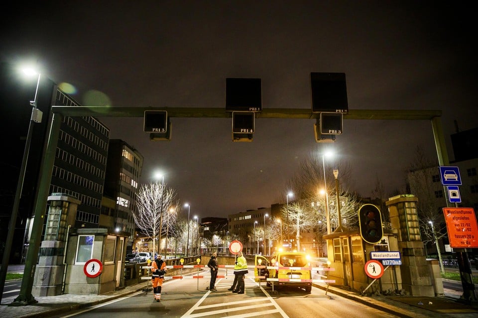 De volgende vier maanden wordt er gewerkt in de Waaslandtunnel.