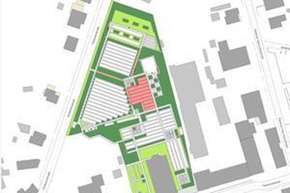 De graven in de rode zone zullen ontruimd worden.