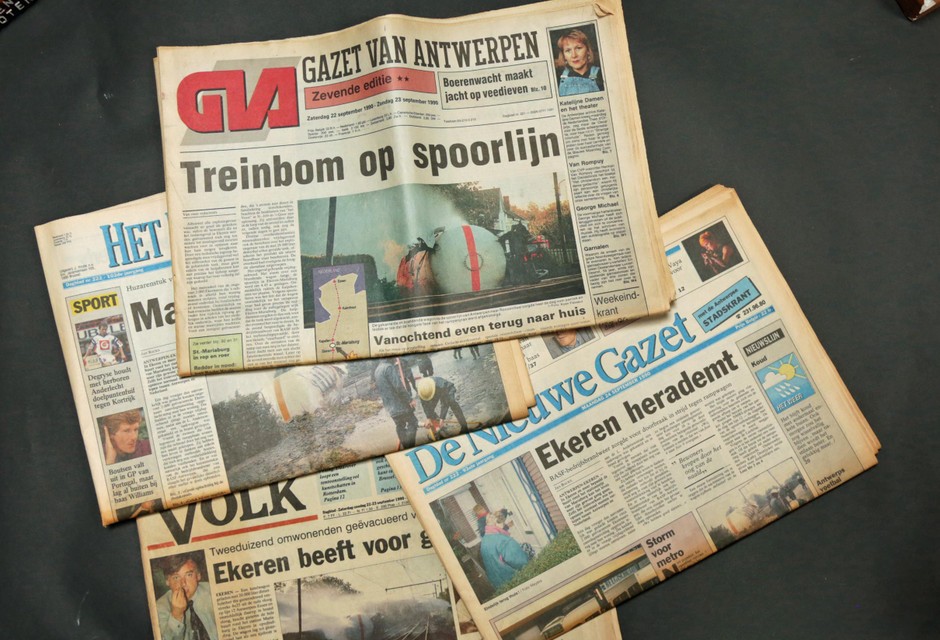 Het anders zo rustige Mariaburg werd plots voorpaginanieuws.
