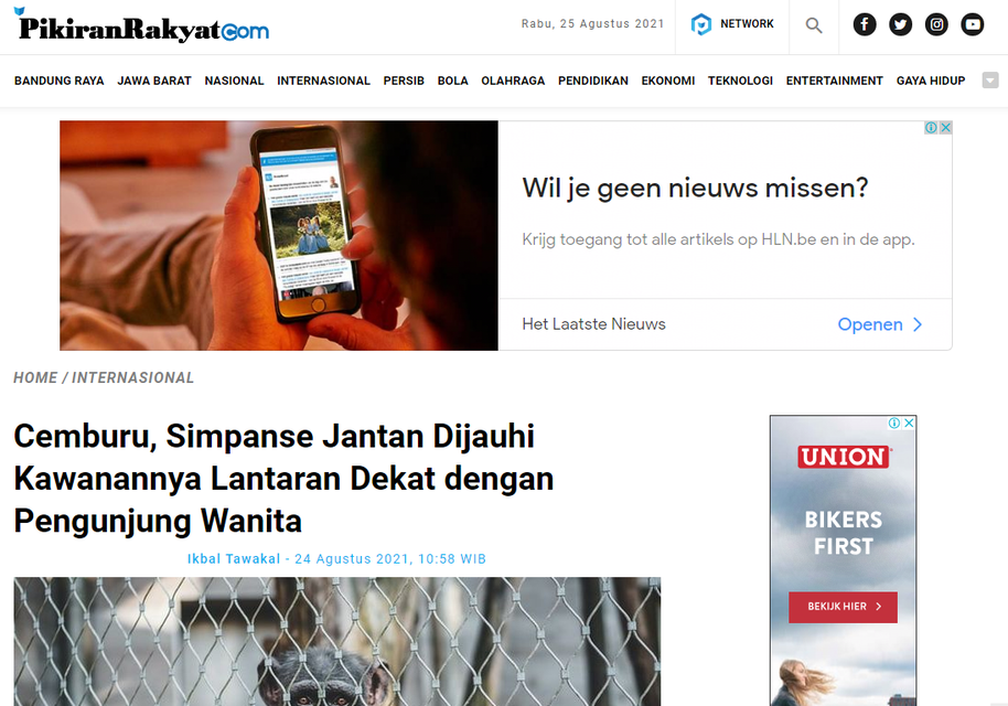 het Indonesische dagblad PikiranRakyat.  
