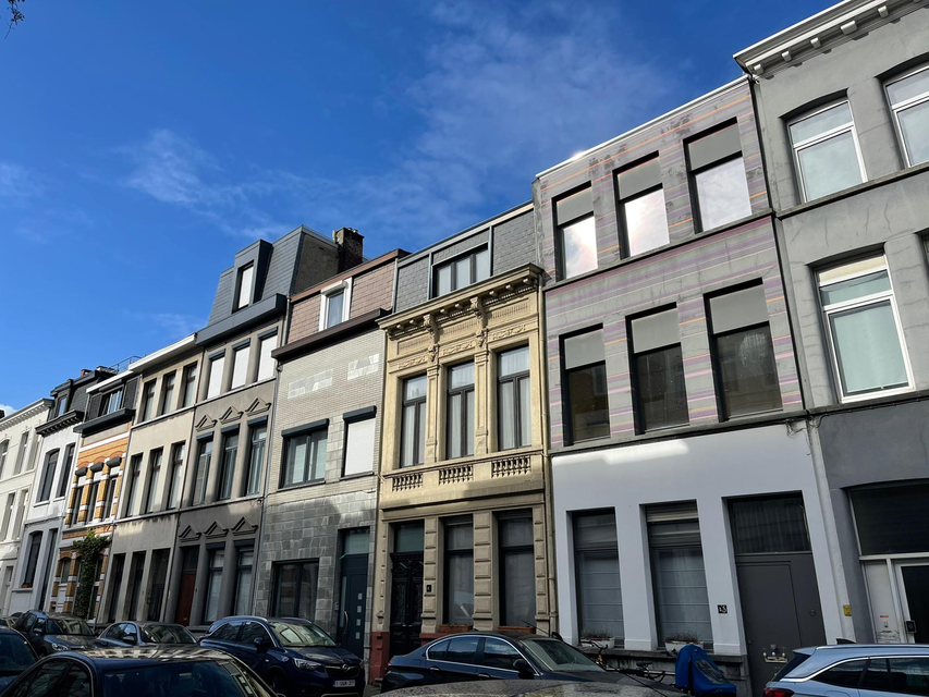 Blauwe hemel in Berchem.