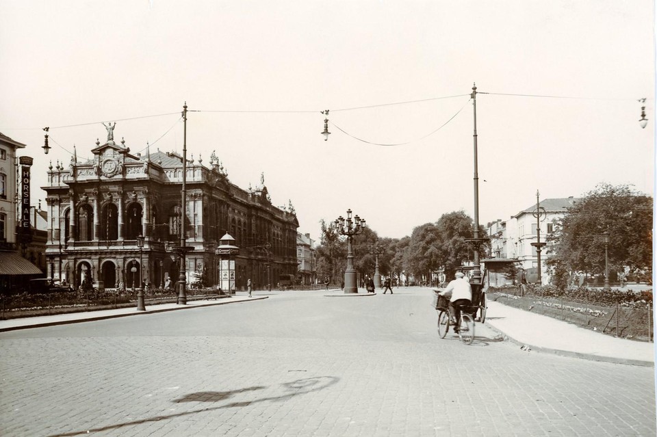De Franklin Rooseveltplaats in 1920, toen nog de Geuzenhofkes genoemd