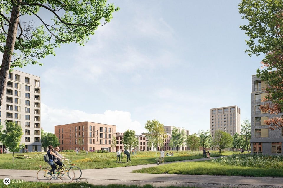 In de toekomstige Raghenowijk worden 2.750 woningen gebouwd.