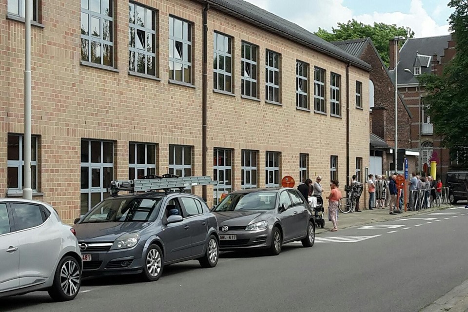De kleuterschool in de della Faillelaan.