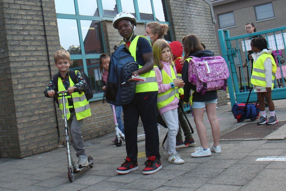 Ook aan de lagere scholen in Balen zijn de leerlingen vrijdag gestart met Bike2School.