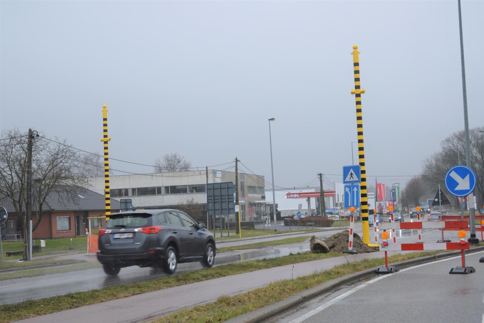 De oversteekplaats wordt beter zichtbaar.