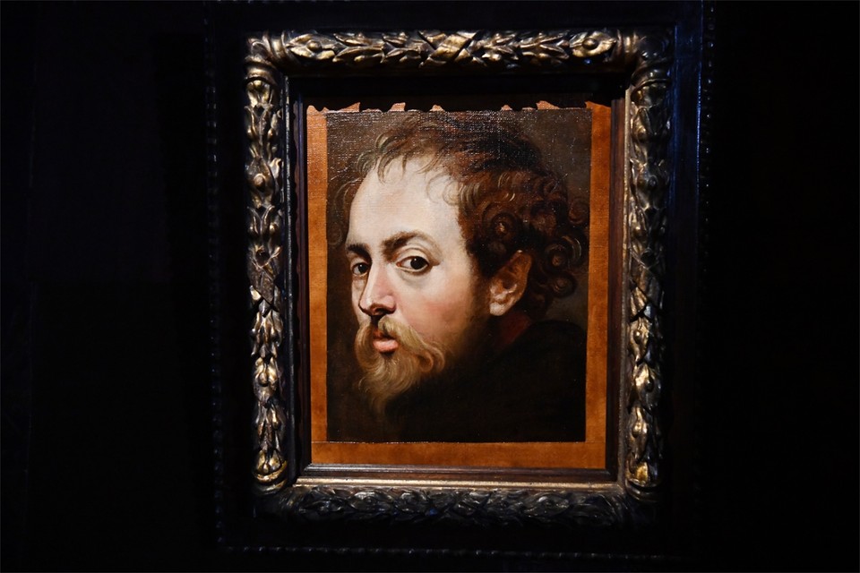 Het vroegste zelfportret van Rubens dat boven water is gekomen. 