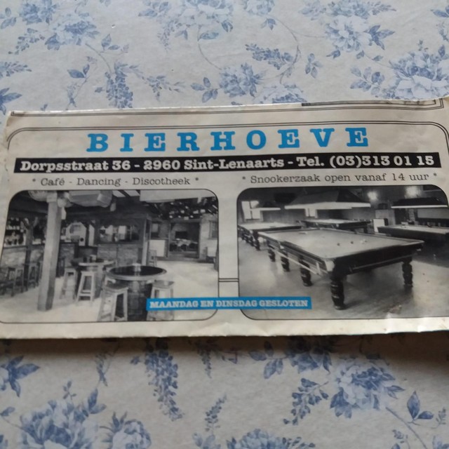 Alex toverde de oude cinemazaal om tot een snookerzaal.