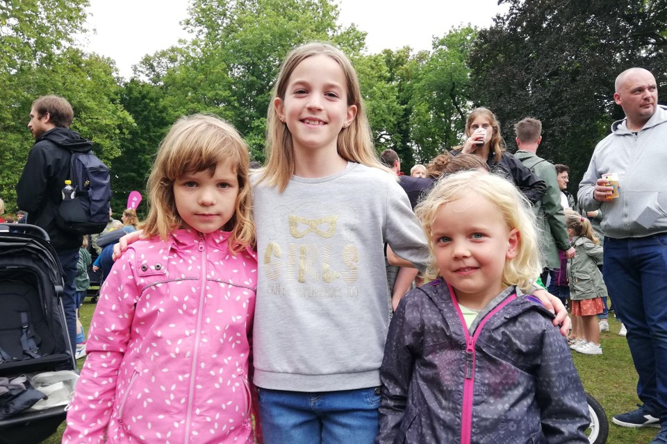 Ireen, Nienke en Fien genoten van Samson & Marie.