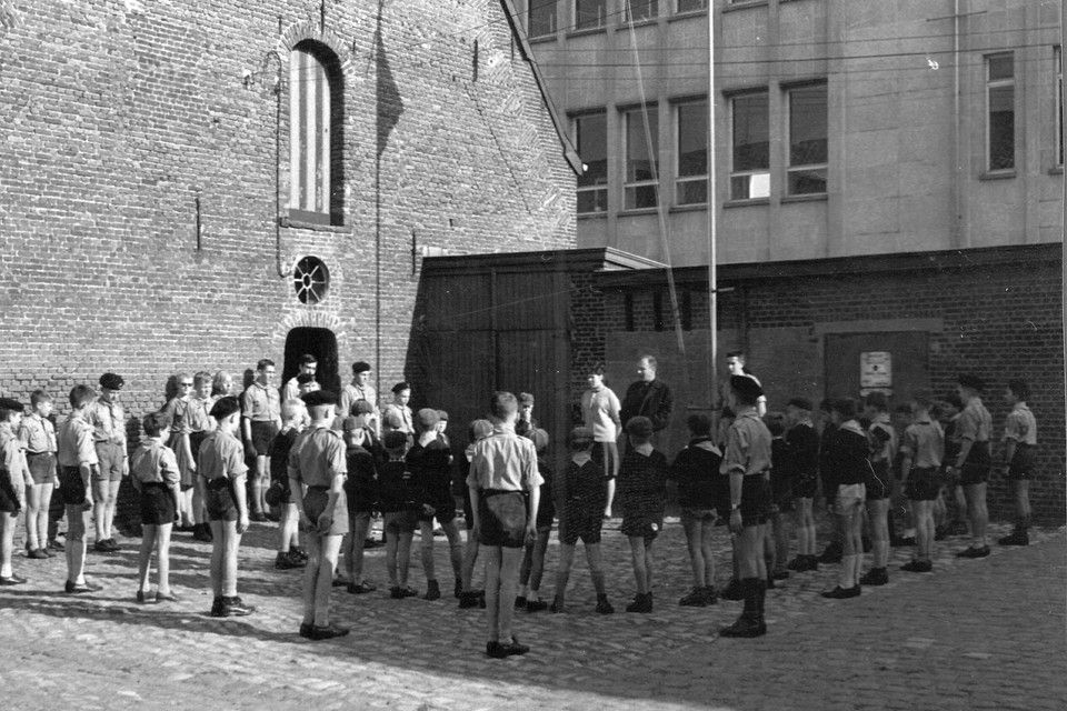 De Tarcitiusscouts hadden van 1956 tot 1970 hun lokalen in de hoeve op de site van het huidige Gasthuismuseum.